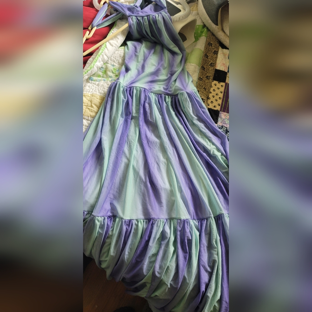 Blackmilk All A Blur Halter Maxi Dress